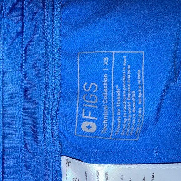 Figs Zamora Jogger Scrub Pants Royal Blue Size XS - Picture 3 of 3